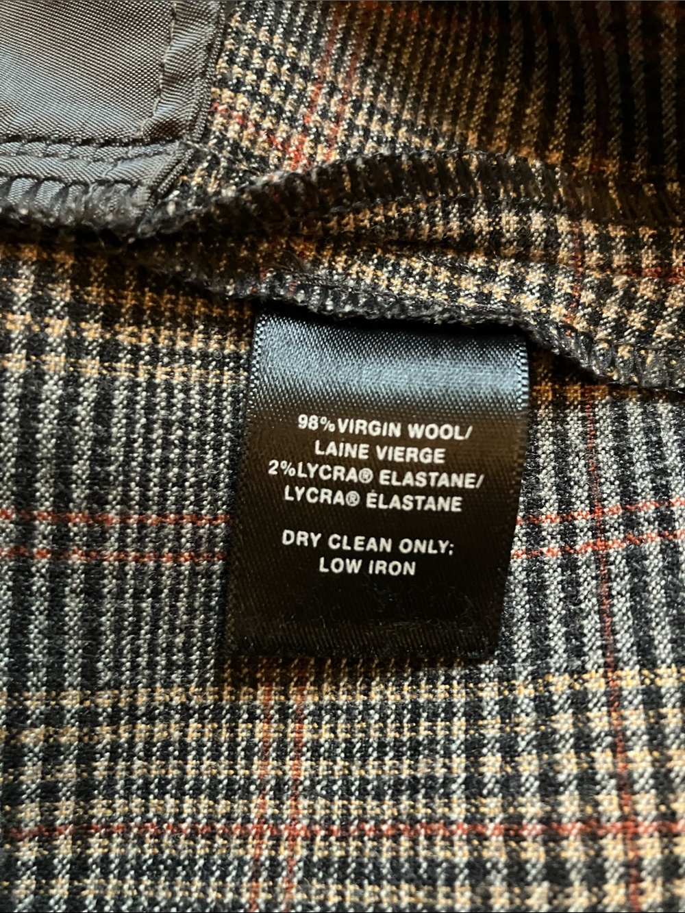 Lafayette 148 New York Plaid Manhattan Cropped Pants - Picture 6 of 11